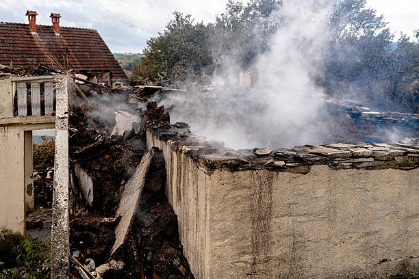 Professional Fire Damage Repair technician working in Richmond, TX